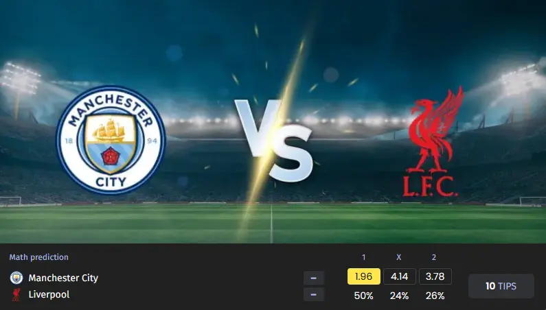 آنالیز منچسترسیتی مقابل لیورپول