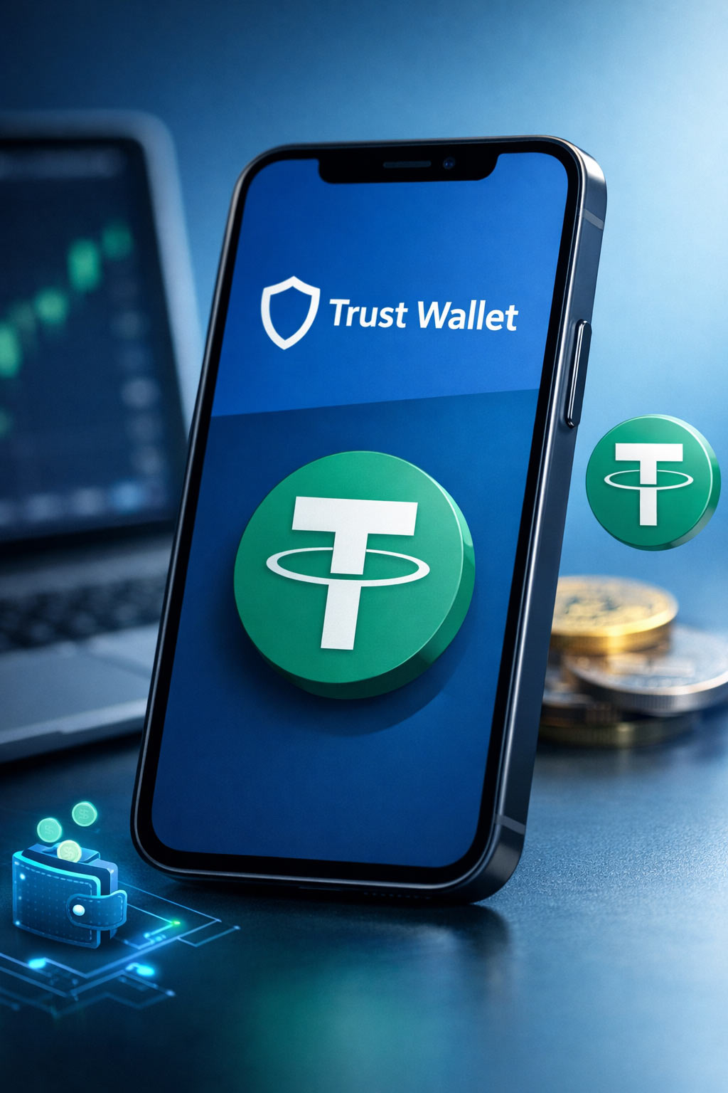 بررسی کیف پول Trust Wallet برای شارژ حساب وان ایکس بت با تتر