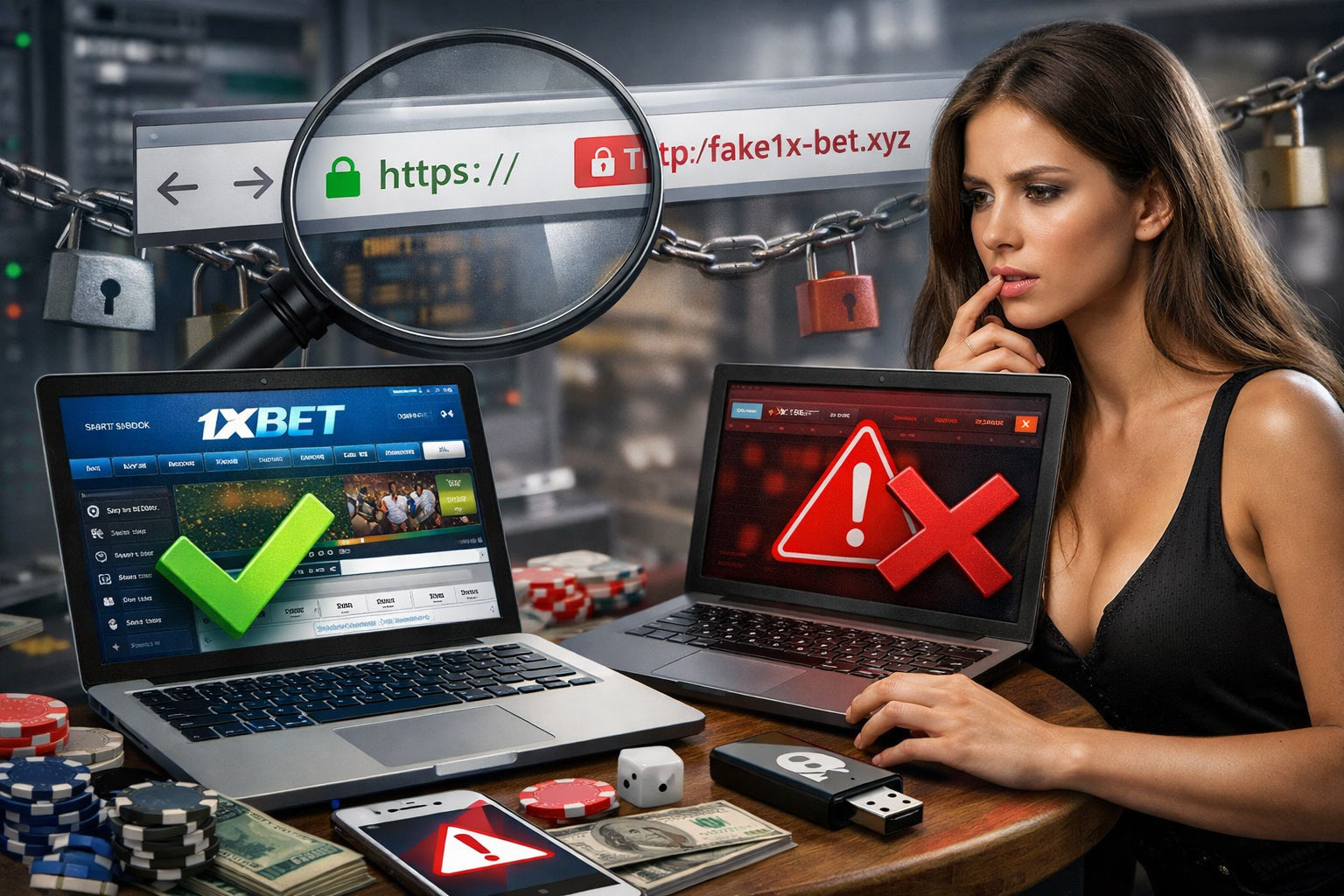 چطور آدرس اصلی وان ایکس بت را از آدرس فیک تشخیص دهیم؟ | سایت وان ایکس بت