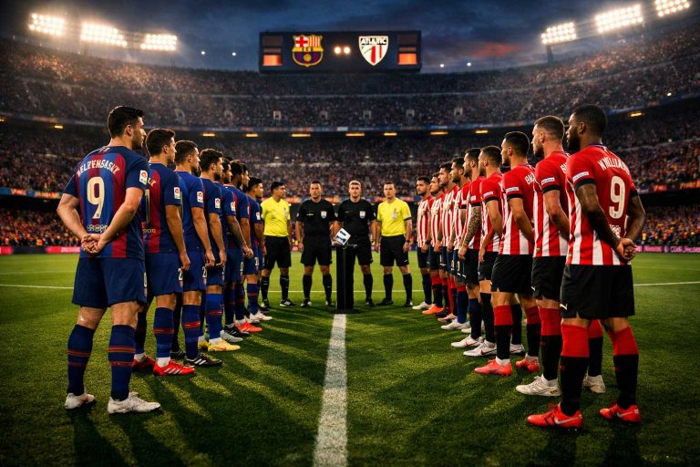 فوتبال بارسلونا مقابل اتلتیک بیلبائو | بررسی ترکیب و نتیجه احتمالی