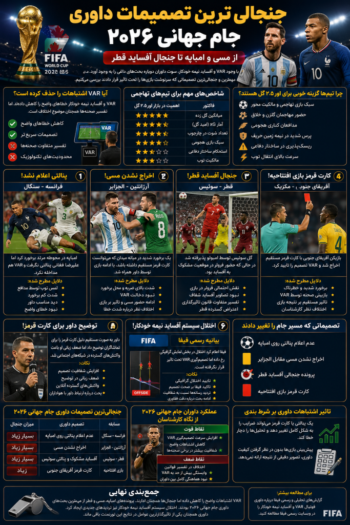 جنجالی ترین تصمیمات داوری جام جهانی